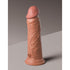 King Cock Elite 8 in. Vibrating Realistic Dildo With Suction Cup Beige