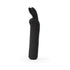 Happy Rabbit Rechargeable Silicone Bullet Vibrator With Ears Black (view 2)