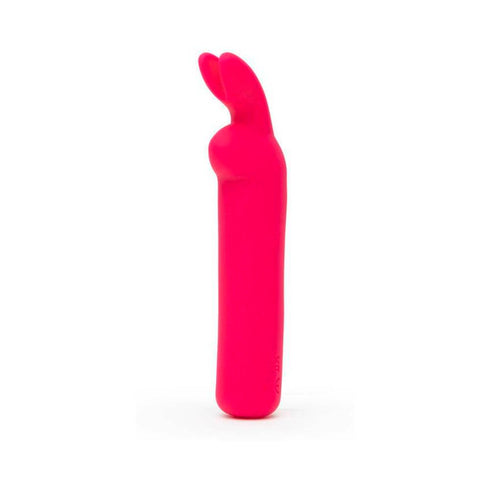 Happy Rabbit Rechargeable Silicone Bullet Vibrator With Ears Pink (view 2)