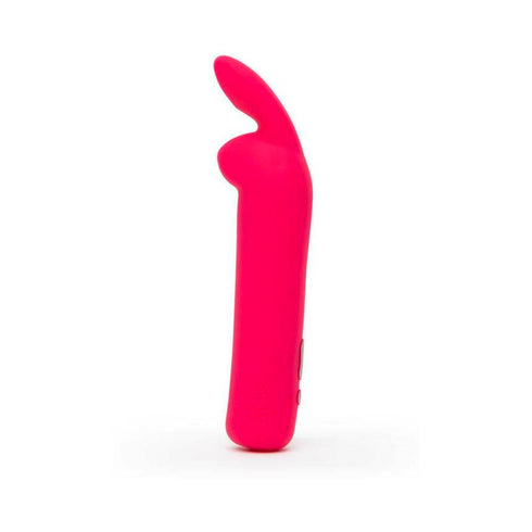 Happy Rabbit Rechargeable Silicone Bullet Vibrator With Ears Pink (view 3)