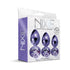 Nixie Metal Butt Plug Trainer Set 3-Piece Metallic