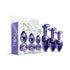 Nixie Metal Butt Plug Trainer Set 3-Piece Metallic
