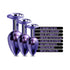 Nixie Metal Butt Plug Trainer Set 3-Piece Metallic