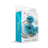 Nixie Metal Butt Plug & Furry Handcuff Set Medium Metallic