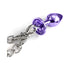 Nixie Metal Butt Plug & Furry Handcuff Set Medium Metallic