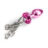Nixie Metal Butt Plug & Furry Handcuff Set Medium Metallic