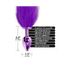 Nixie Metal Butt Plug With Ombre Tail Purple Metallic (view 4)