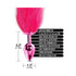 Nixie Metal Butt Plug With Ombre Tail Pink Metallic (view 4)
