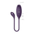 VIVE QUINO Rechargeable Air Wave & Vibrating Silicone Egg Vibrator Purple