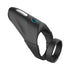 Forto F-48 Rechargeable Silicone Perineum Vibrating Double Cockring Black