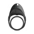 Forto F-48 Rechargeable Silicone Perineum Vibrating Double Cockring Black