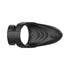 Forto F-48 Rechargeable Silicone Perineum Vibrating Double Cockring Black