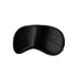 Ouch! Black & White Satin Eye Mask Blindfold Black (view 2)