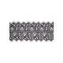 Ouch! Black & White Lace Mask With Elastic Straps Blindfold Black (view 2)