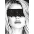 Ouch! Black & White Lace Mask With Elastic Straps Blindfold Black (view 4)