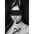 Ouch! Black & White Lace Mask With Elastic Straps Blindfold Black (view 6)