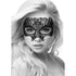 Ouch! Black & White Princess Lace Eye Mask Black (view 5)
