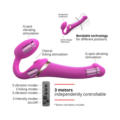 Strap-On-Me Multi Orgasm Bendable Strapless Strap-On