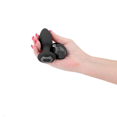 Renegade Alpine Gyrating Plug Black | Remote-Controlled Vibrating & Rotating Anal Plug