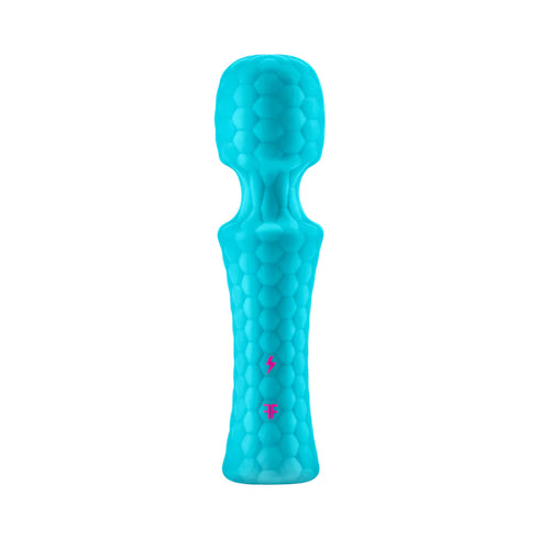 FemmeFunn Ultra Wand Mini Rechargeable Flexible Textured Silicone Vibrator