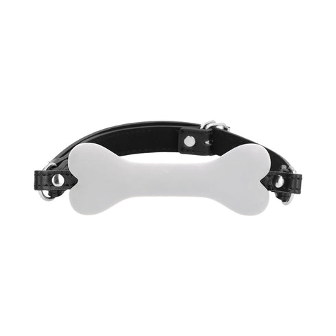 Ouch! Puppy Play Silicone Bone Gag White (view 2)
