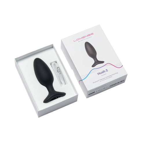 Lovense Hush 2 Bluetooth Remote-Controlled Vibrating Butt Plug