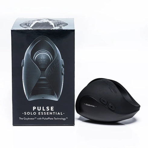 Black Pulse Solo Essential product with packaging on a white background