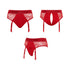 Strap-On-Me Diva Lingerie Harness Red