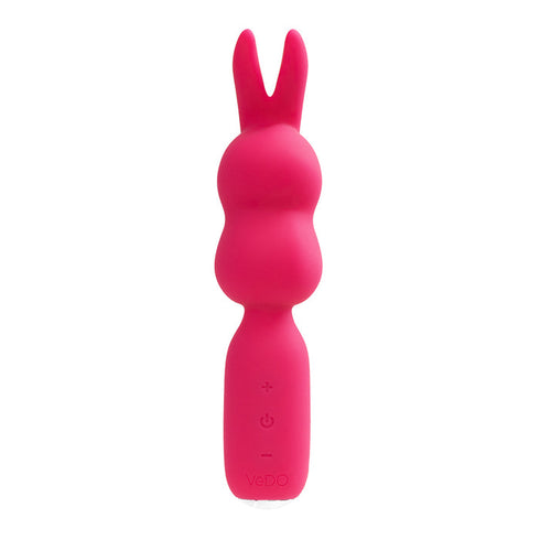 VeDO Hopper Bunny Rechargeable Silicone Mini Wand Vibrator