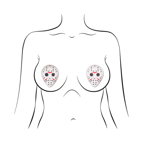 Pastease Halloween Jason Hockey Mask Pasties (view 2)