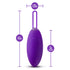 Wellness Imara Vibrating Egg with Remote Purple