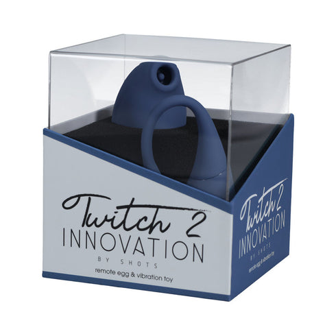 Twitch 2 Rechargeable Suction and Flapping Vibrator with Remote Control Vibrating Egg