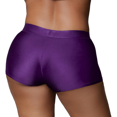 Ouch! Vibrating Strap-on Boxer Purple