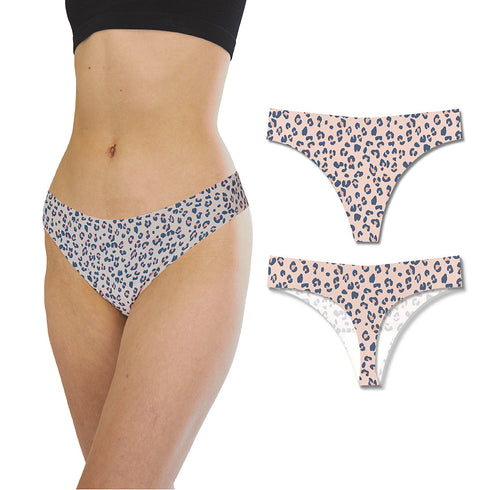 Bonks Cat's Out Of The Bag Seamless Thong O/S (view 2)
