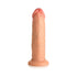 Jock Real Skin Vibrating Silicone Dildo 8 in. Light
