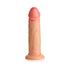 Jock Real Skin Vibrating Silicone Dildo 8 in. Light