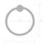 Blue Line Stainless Steel Glans Ring