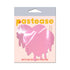 Pastease Faux Latex Pleather Vinyl Baby Pink Melty Heart Nipple Pasties (view 2)