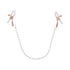 Sportsheets Sex & Mischief Peaches 'n CreaMe Pearl Nipple Clamps