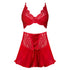 Magic Silk Sugar High Bralette, Cincher Skirt & Thong Set Red Queen Size (view 4)