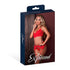 Magic Silk Sugar High Bra, Garter & Panty Set Red
