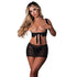 Magic Silk Dress Up Boss Bitch Set Costume Black