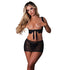 Magic Silk Dress Up Boss Bitch Set Costume Black S/M (view 4)