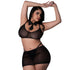 Magic Silk Dress Up Boss Bitch Costume Black Queen Size (view 2)