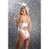 Fantasy Lingerie Play Bunny Hills 5-Piece Bunny Costume Set White