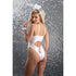 Fantasy Lingerie Play Bunny Hills 5-Piece Bunny Costume Set White L/XL (view 3)