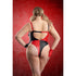 Fantasy Lingerie Play Wild Card 3-Piece Jester Costume Set Red XL/2XL (view 3)