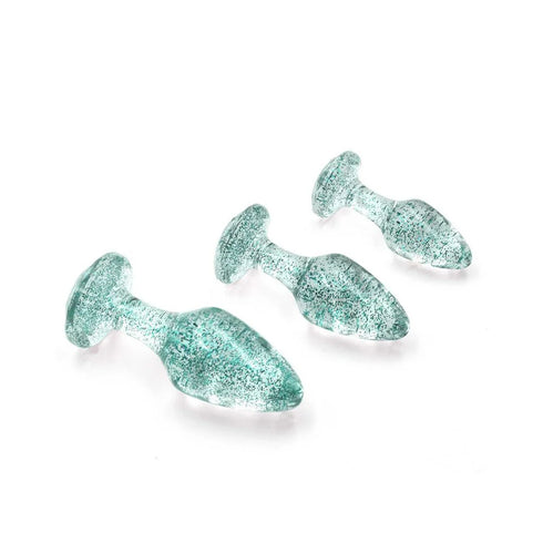Adam & Eve Glitter Gem Butt Plug Set