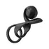 SVibe Snail Jovi Lite Couples Ring Black