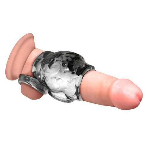 Creature Cocks Night Prowler Silicone Girth Enhancer with Ball Strap